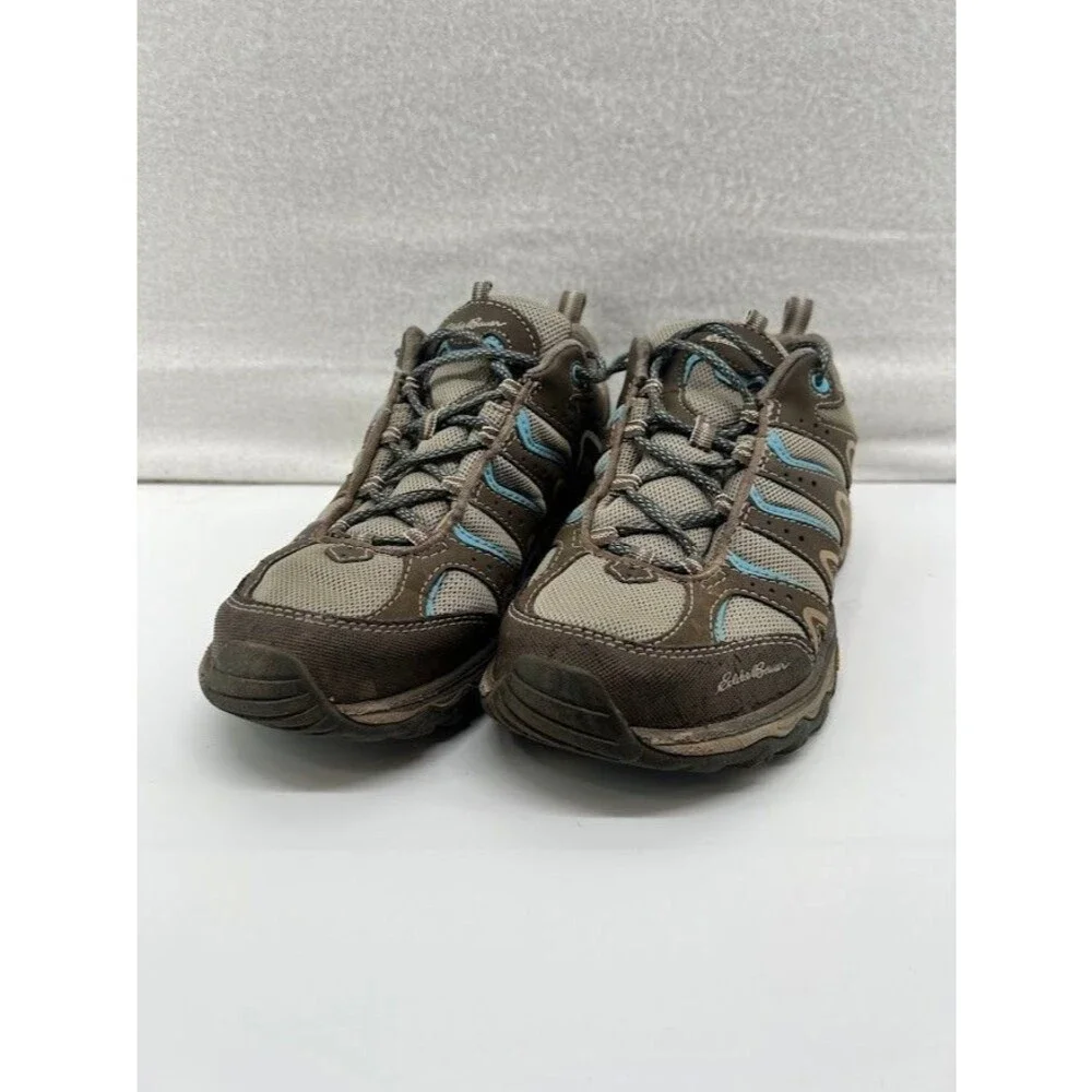 Eddie Bauer Roseburg Womens Size 8 Low Hiking‎ Boots Brown Outdoor Lightweight